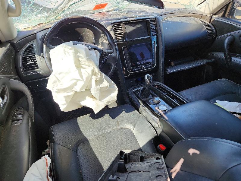 2021 Infiniti Qx80 VIN JN8AZ2AD8M9861536 COPART salvage auction — FRONT END, Az - Certificate Of Title, sold $8,100 on 2026-07-29 (photo 8)