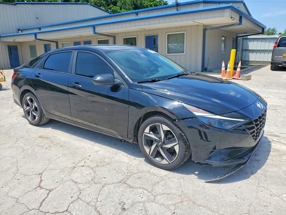 2023 Hyundai Elantra VIN KMHLS4AG3PU459970 COPART salvage auction — FRONT END, Wv - Salvage Certificate, sold $5,900 on 2026-07-16 (photo 4)