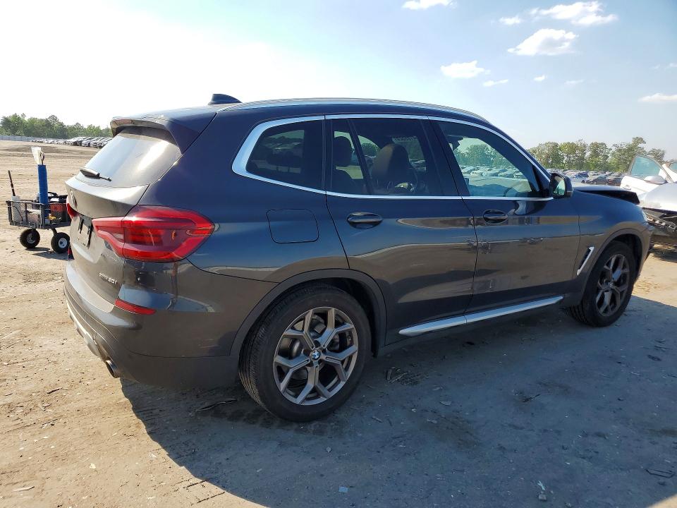 2021 BMW X3 VIN 5UXTY5C0XM9E30488 COPART salvage auction — FRONT END, Va - Cert Of Title - Salvage, sold $7,900 on 2026-07-15 (photo 3)