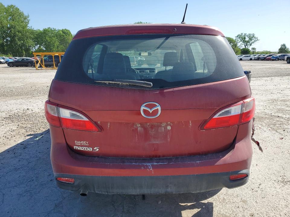 2013 Mazda 5 VIN JM1CW2BL5D0153588 COPART salvage auction — FRONT END, Ia - Cert Of Title-Salvage Title, sold $80 on 2026-07-10 (photo 6)