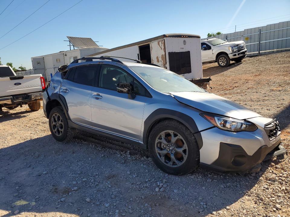 2021 Subaru Xv VIN JF2GTHSC6MH222708 COPART salvage auction — ROLLOVER, Ok - Cert Of Title-Rebuilt (P), sold $425 on 2026-07-09 (photo 4)
