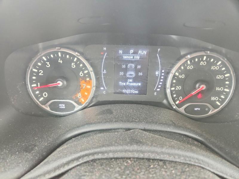 2018 Jeep Renegade VIN ZACCJABB8JPH47355 COPART salvage auction — FRONT END, In - Cert Of Title-Salvage Title, sold $1,450 on 2026-07-28 (photo 9)