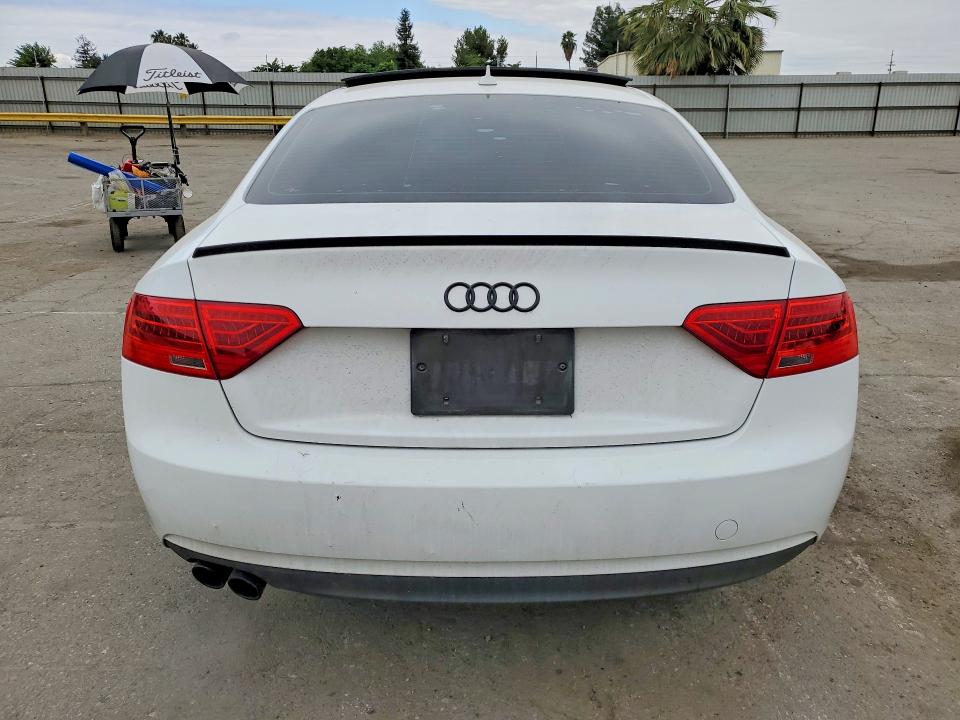 2014 Audi A5 VIN WAUCFAFR5EA021528 COPART salvage auction — FRONT END, Ca - Salvage Certificate, sold $1,050 on 2026-07-06 (photo 6)