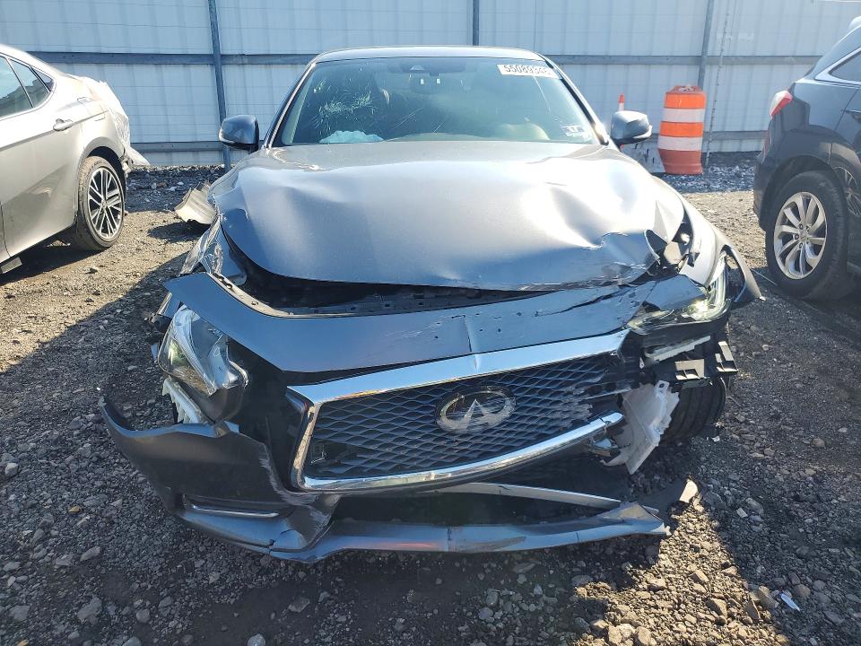 2019 Infiniti Q60 VIN JN1EV7EL9KM291244 COPART salvage auction — FRONT END, Md - Cert Of Salvage > 75% Damage, sold $2,550 on 2026-07-27 (photo 5)