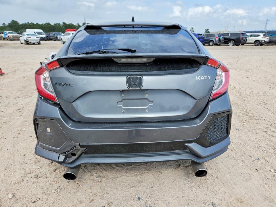 2017 Honda Civic VIN SHHFK7H20HU226229 COPART salvage auction — REAR END, Tx - Salvage Vehicle Title, sold $3,050 on 2026-07-21 (photo 6)