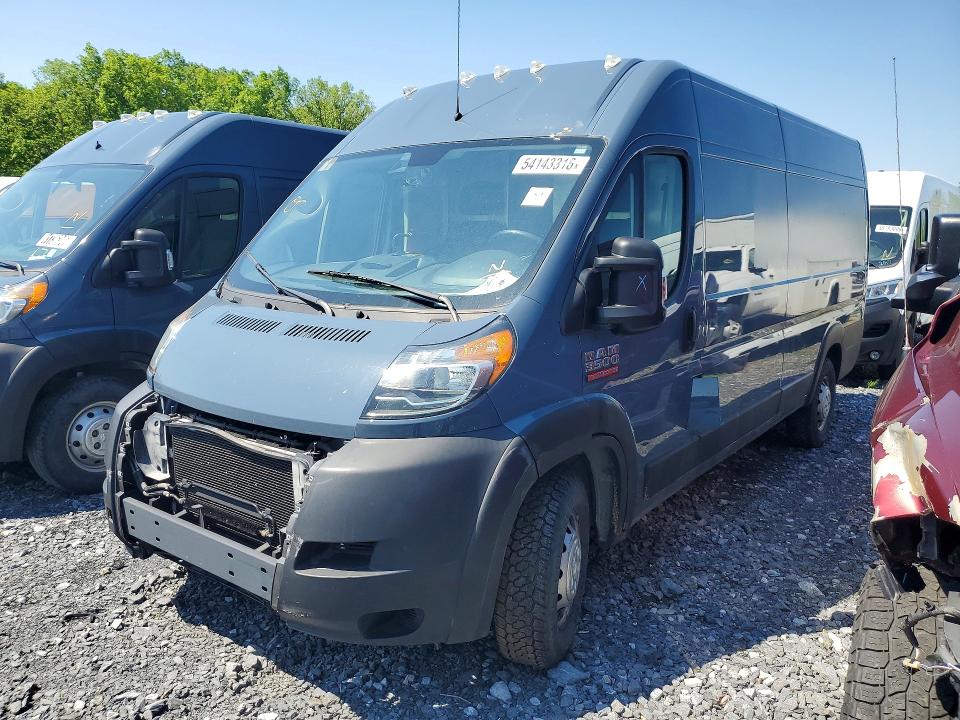 2020 Ram Promaster 3500 VIN 3C6URVJG8LE143975 COPART salvage auction — FRONT END, Pa - Cert Of Title, sold $5,291 on 2026-07-20 (photo 1)