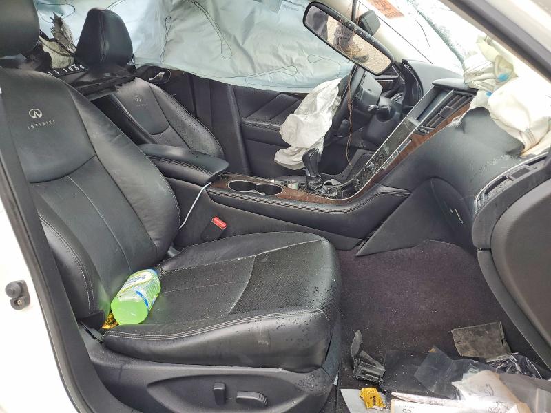 2014 Infiniti Q50 VIN JN1BV7AP8EM677282 COPART salvage auction — FRONT END, Ca - Salvage Certificate, sold $250 on 2026-07-14 (photo 7)