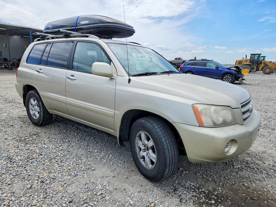 2002 Toyota Highlander VIN JTEHF21A420069650 COPART salvage auction — MECHANICAL, Co - Bill Of Sale-Parts Only, sold $500 on 2026-07-02 (photo 4)
