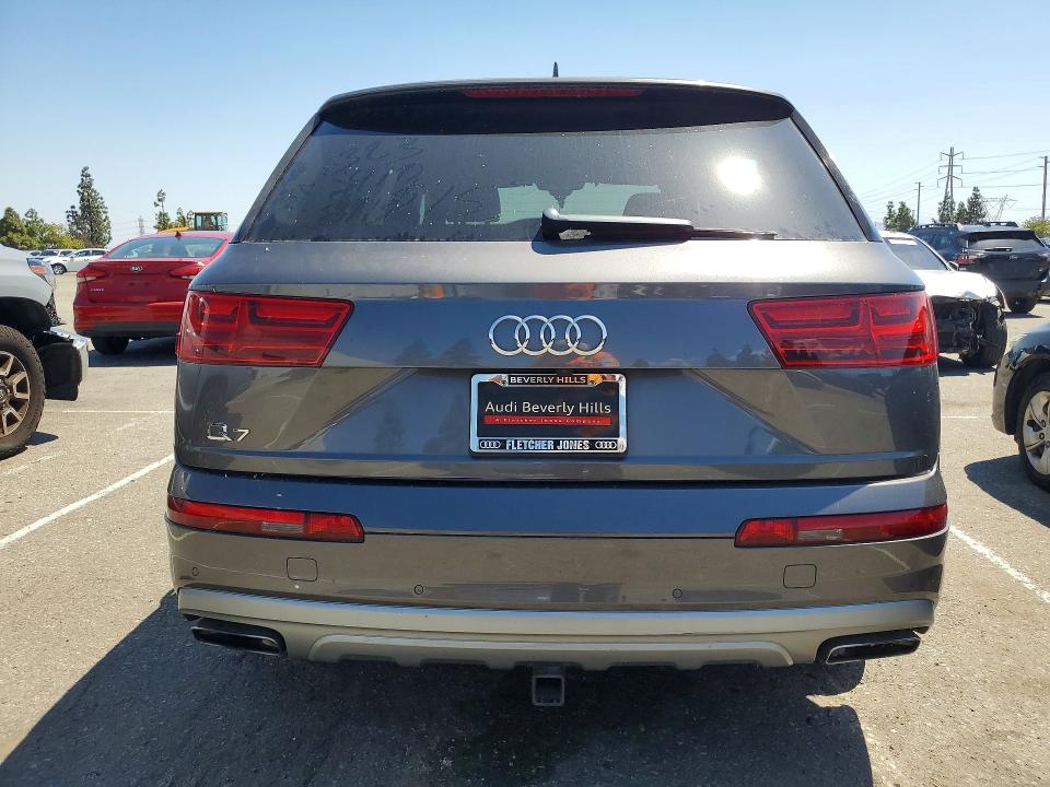2019 Audi Q7 VIN WA1AAAF74KD010032 COPART salvage auction — REJECTED REPAIR, Ca - Dis/Dlr/Exp Only Clean Title, sold $4,200 on 2026-07-21 (photo 6)