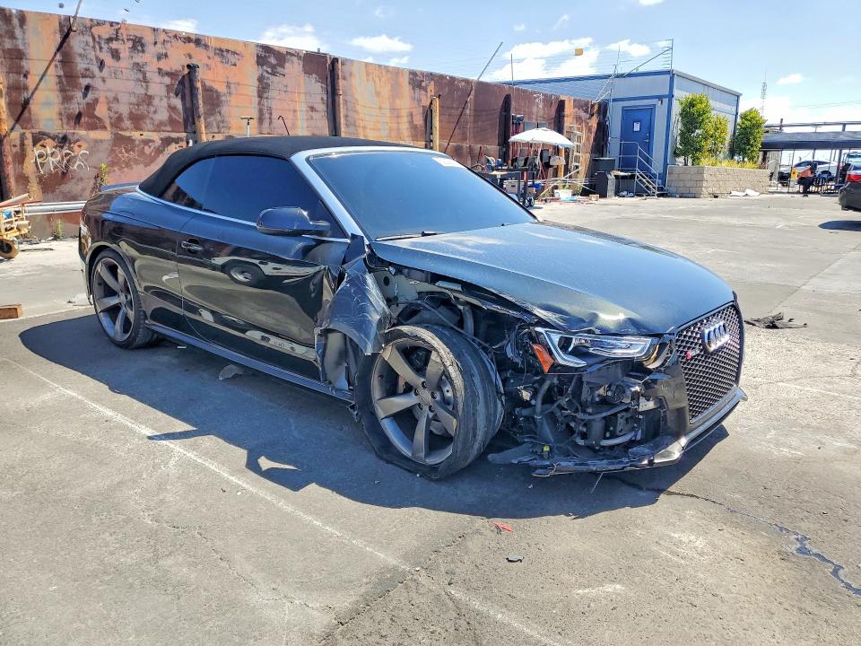2014 Audi Rs5 VIN WUAC6AFH2EN901026 COPART salvage auction — FRONT END, Ca - Salvage Certificate, sold $11,100 on 2026-08-05 (photo 4)