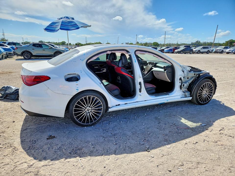 2024 Mercedes-benz C class VIN W1KAF4GB4RR180955 COPART salvage auction — FRONT END, FL - CERTIFICATE OF TITLE, sold $9,700 on 2026-07-28 (photo 3)