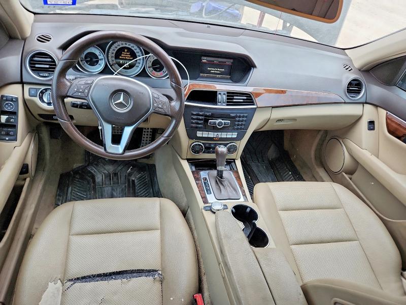2014 Mercedes-benz VIN WDDGF4HB8EA937387 COPART salvage auction — REAR END, Mo - Salvage Certificate Of Title, sold $850 on 2026-07-09 (photo 8)