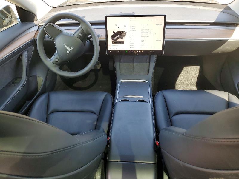 2023 Tesla Model 3 VIN 5YJ3E1EA4PF701982 COPART salvage auction — SIDE, Salvage Title, sold $7,800 on 2026-07-10 (photo 8)