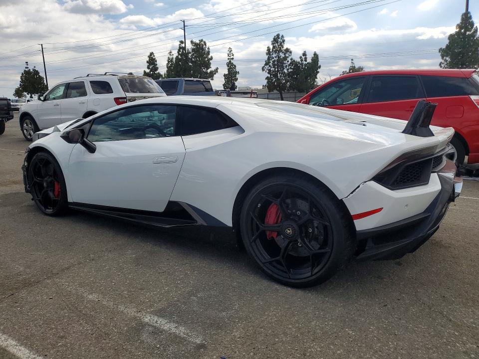 2018 Lamborghini Huracan VIN ZHWUD4ZF4JLA08259 COPART salvage auction — ALL OVER, CA - SALVAGE CERTIFICATE, sold $101,000 on 2026-07-14 (photo 2)