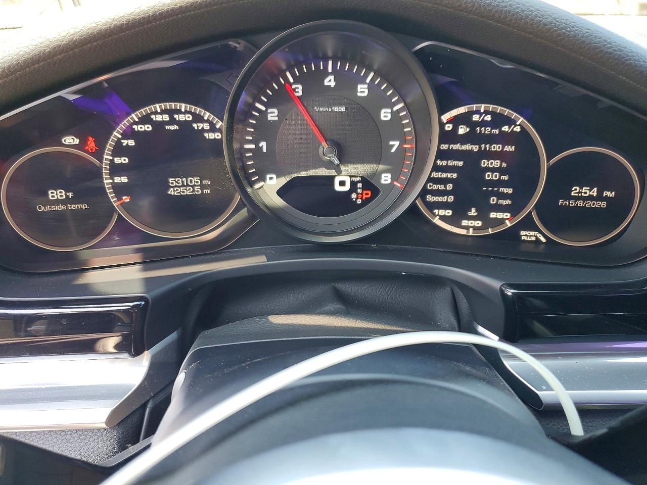 2018 Porsche Panamera VIN WP0AA2A72JL103526 COPART salvage auction — Front End, CA - SALVAGE CERTIFICATE, sold $25,000 on 2026-07-07 (photo 9)