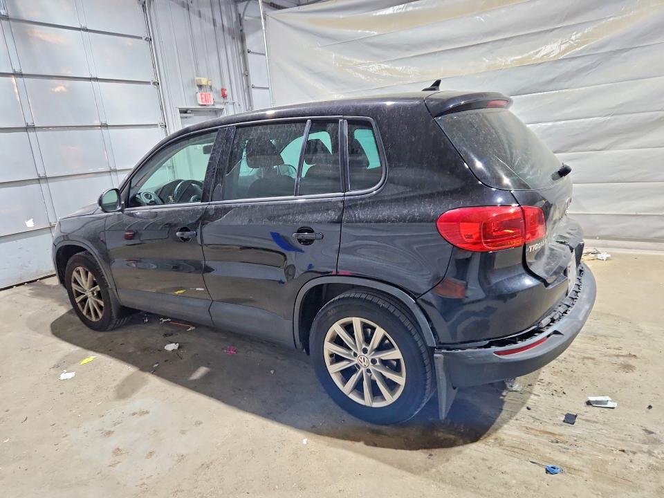 2014 Volkswagen Tiguan VIN WVGBV3AXXEW551740 COPART salvage auction — REAR END, Nh - Cert Of Title-Salvage, sold $90 on 2026-07-28 (photo 2)