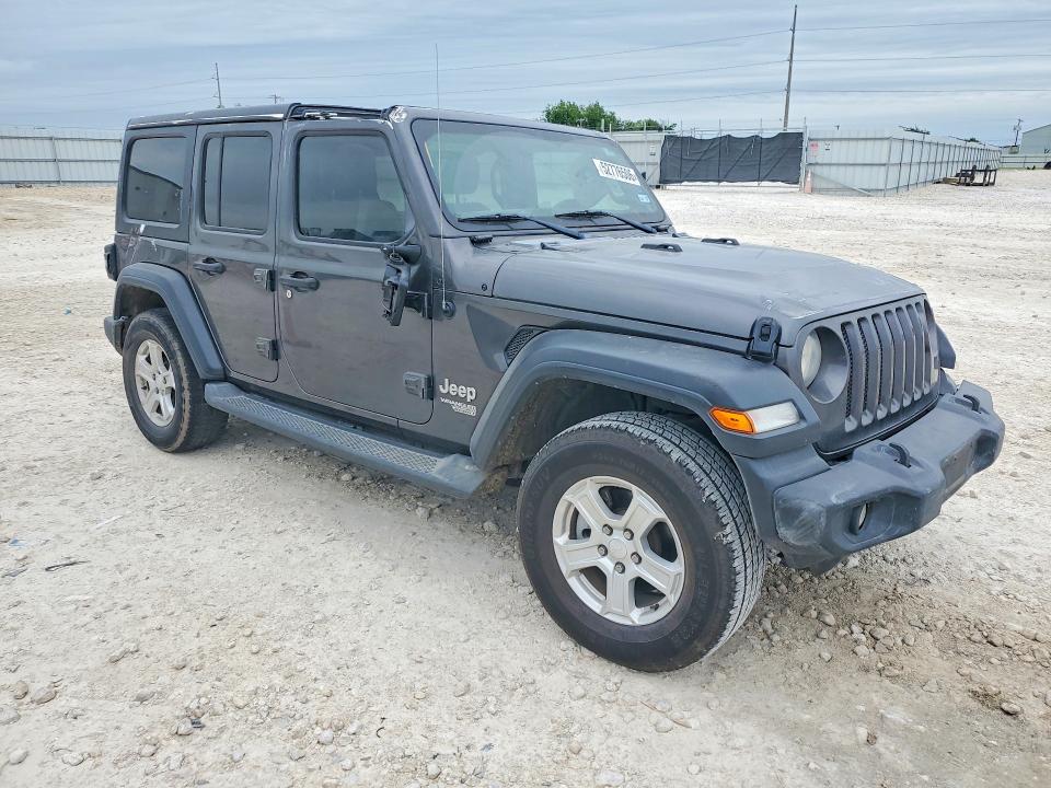 2018 Jeep VIN 1C4HJXDG6JW298469 COPART salvage auction — SIDE, Tx - Salvage Vehicle Title, sold $4,400 on 2026-07-02 (photo 4)