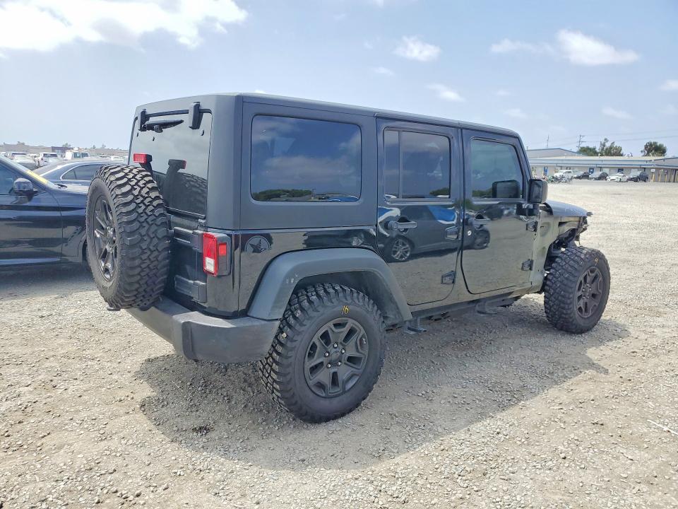 2017 Jeep Wrangler / VIN 1C4BJWDG7HL503230 COPART salvage auction — FRONT END, Ca - Salvage Certificate, sold $6,300 on 2026-07-02 (photo 3)
