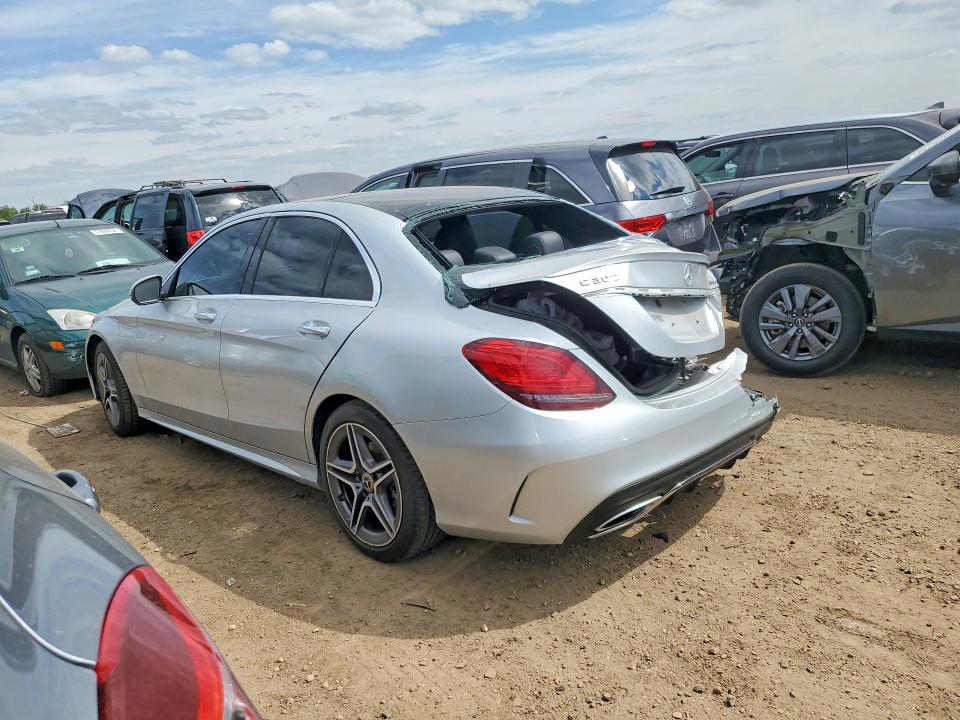 2021 Mercedes-benz C-klasse VIN W1KWF8EB3MR628918 COPART salvage auction — REAR END, Il - Salvage Certificate, sold $8,000 on 2026-07-28 (photo 2)