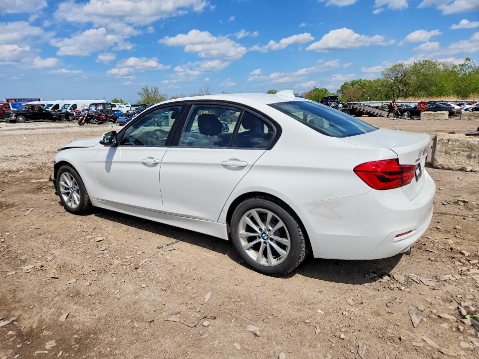 2018 BMW 3er VIN WBA8A3C57JA486923 COPART salvage auction — FRONT END, Il - Salvage Certificate, sold $4,750 on 2026-07-29 (photo 2)