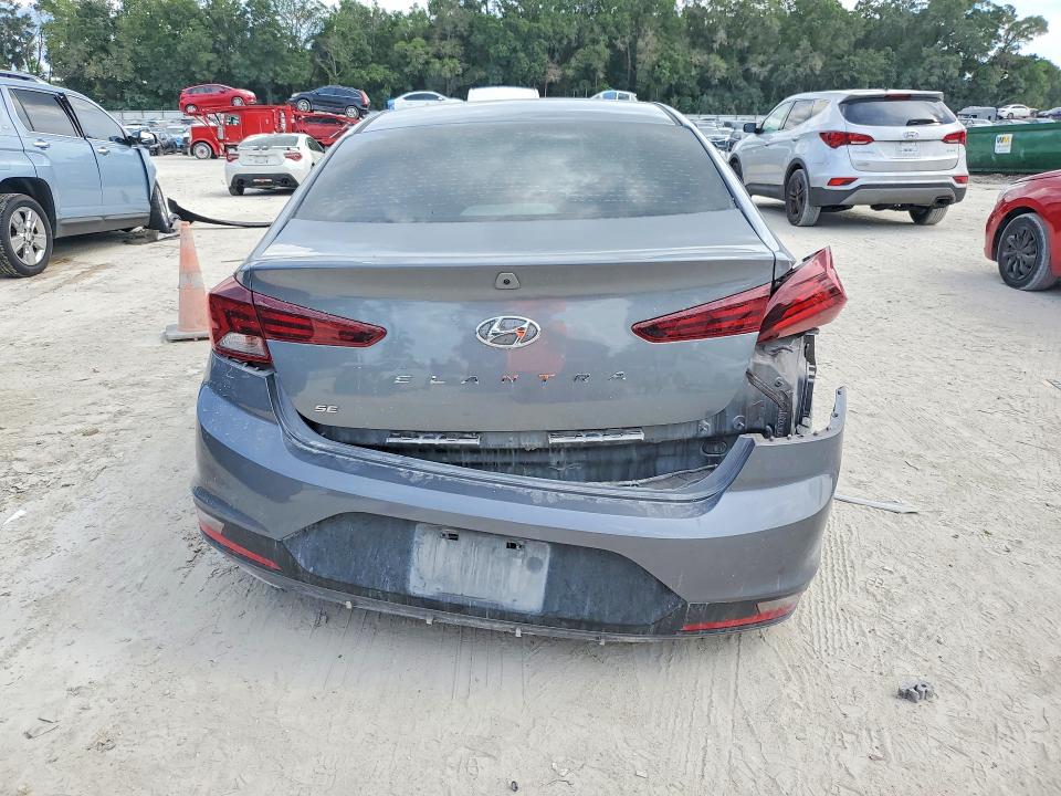 2019 Hyundai Elantra VIN KMHD74LF4KU852542 COPART salvage auction — REAR END, Fl - Certificate Of Destruction, sold $2,200 on 2026-07-14 (photo 6)