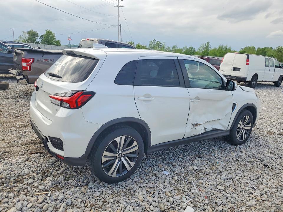 2021 Mitsubishi Outlander VIN JA4ARUAUXMU029050 COPART salvage auction — FRONT END, Mi - Certificate Of Title, sold $4,200 on 2026-07-23 (photo 3)