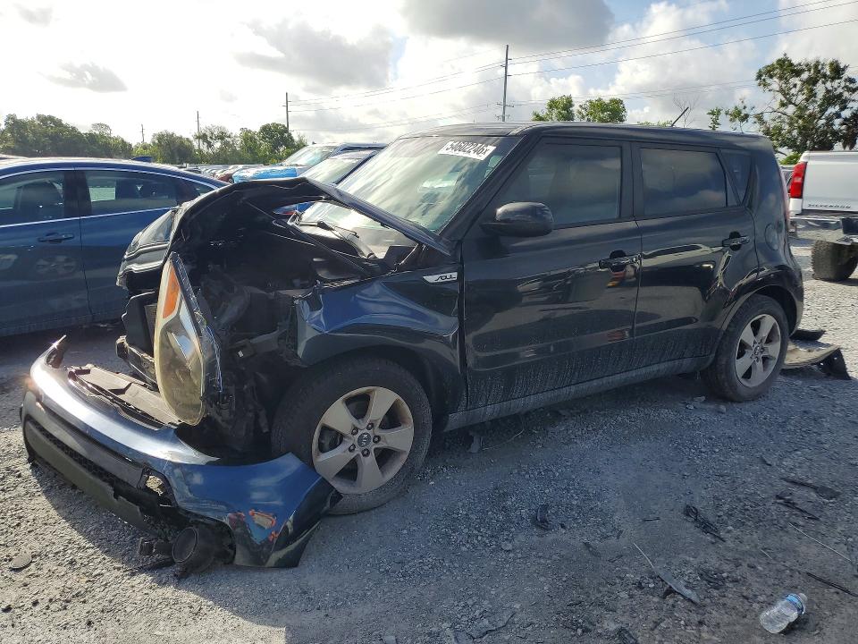 2018 Kia Soul VIN KNDJN2A23J7626538 COPART salvage auction — FRONT END, Fl - Cert Of Title Slvg Rebuildable, sold $1,600 on 2026-07-14 (photo 1)