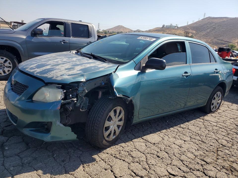 2009 Toyota Corolla VIN JTDBL40E099028389 COPART salvage auction — FRONT END, Ca - Salvage Certificate, sold $800 on 2026-07-06 (photo 1)