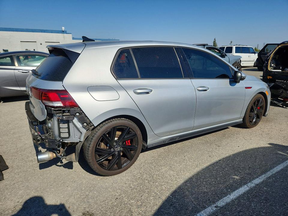 2023 Volkswagen VIN WVW3A7CD9PW175873 COPART salvage auction — REAR END, Ca - Salvage Certificate, sold $9,900 on 2026-07-28 (photo 3)