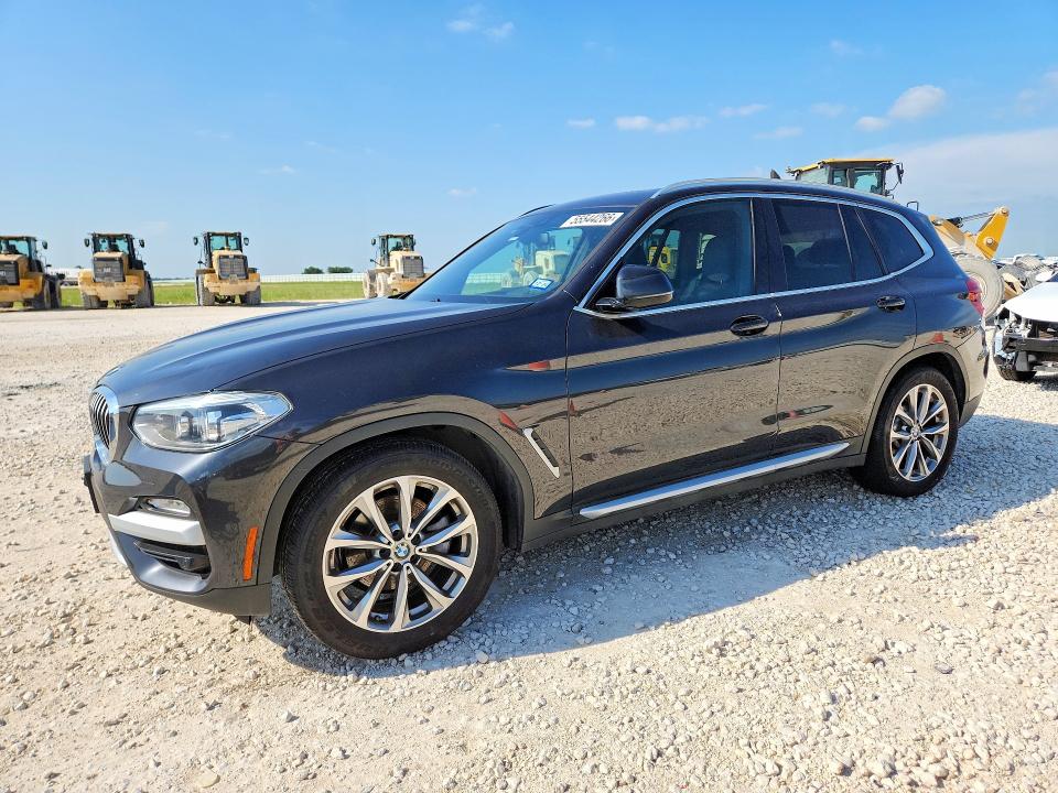 2019 BMW X3 VIN 5UXTR7C55KLF33399 COPART salvage auction — WATER/FLOOD, Tx - Salvage Title-Flood Damage, sold $7,000 on 2026-07-02 (photo 1)