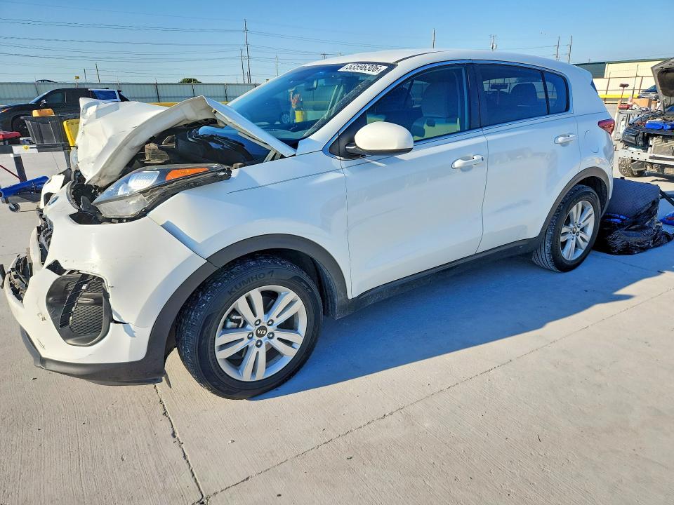 2018 Kia Sportage VIN KNDPM3AC9J7447335 COPART salvage auction — FRONT END, Tx - Salvage Vehicle Title, sold $3,100 on 2026-07-10 (photo 1)