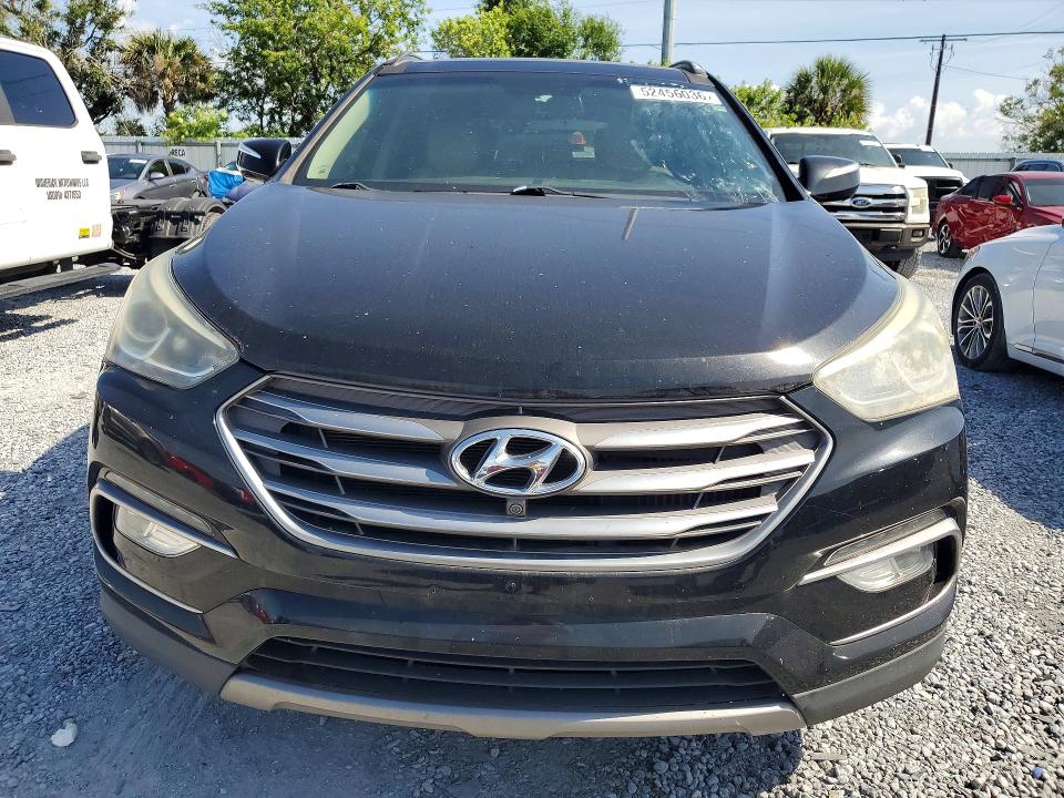 2017 Hyundai Santa fe VIN 5XYZWDLA7HG481968 COPART salvage auction — FRONT END, Mt - Certificate Of Title, sold $4,000 on 2026-07-10 (photo 5)