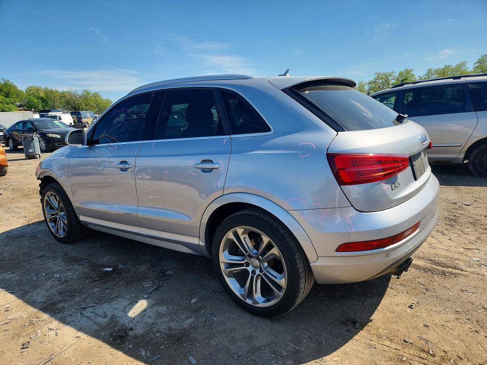 2016 Audi Q3 VIN WA1BFCFS3GR016095 COPART salvage auction — FRONT END, Md - Cert Of Salvage > 75% Damage, sold $2,600 on 2026-07-14 (photo 2)