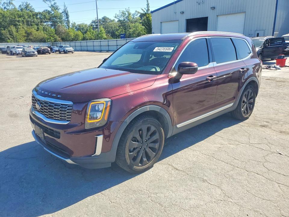 2021 Kia Telluride VIN 5XYP34HC8MG105378 COPART salvage auction — SIDE, Nc - Salvage Certificate Of Title, sold $6,800 on 2026-07-13 (photo 1)