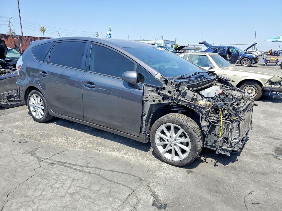 2014 Toyota Prius v VIN JTDZN3EU3EJ010061 COPART salvage auction — FRONT END, Ca - Dis/Dlr/Exp Only Clean Title, sold $1,550 on 2026-07-06 (photo 4)