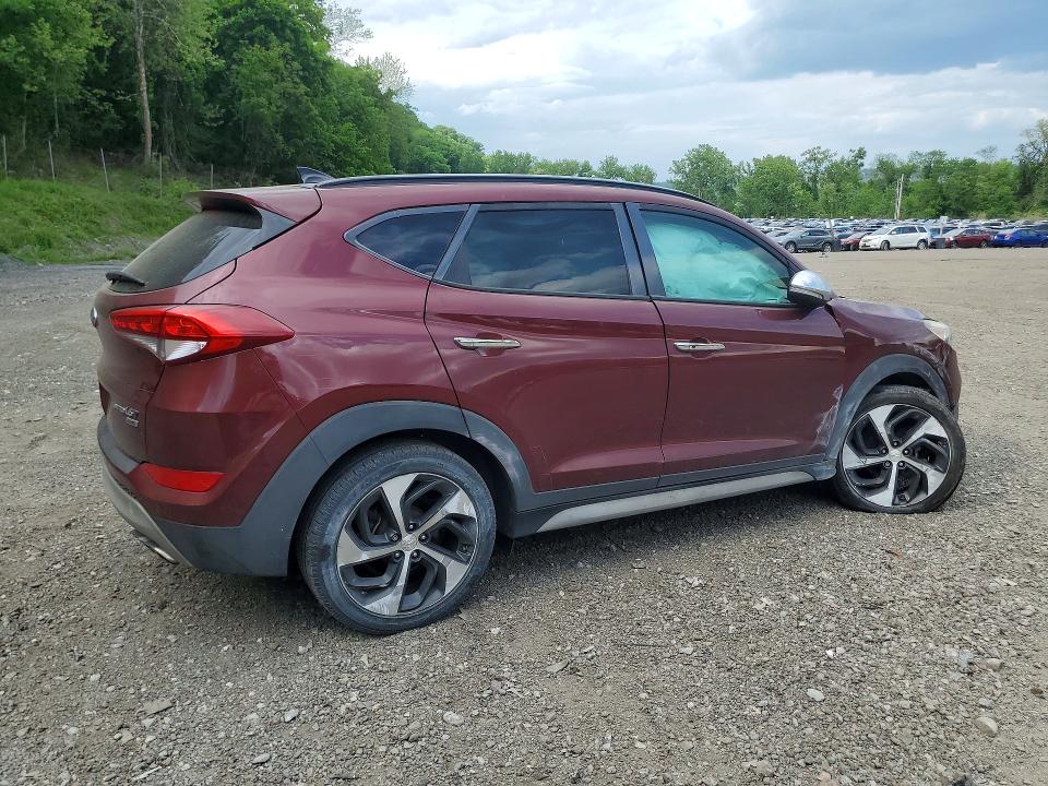 2017 Hyundai Tucson VIN KM8J3CA27HU370438 COPART salvage auction — SIDE, Ct - Cert Of Title-Salvage, sold $3,050 on 2026-07-07 (photo 3)