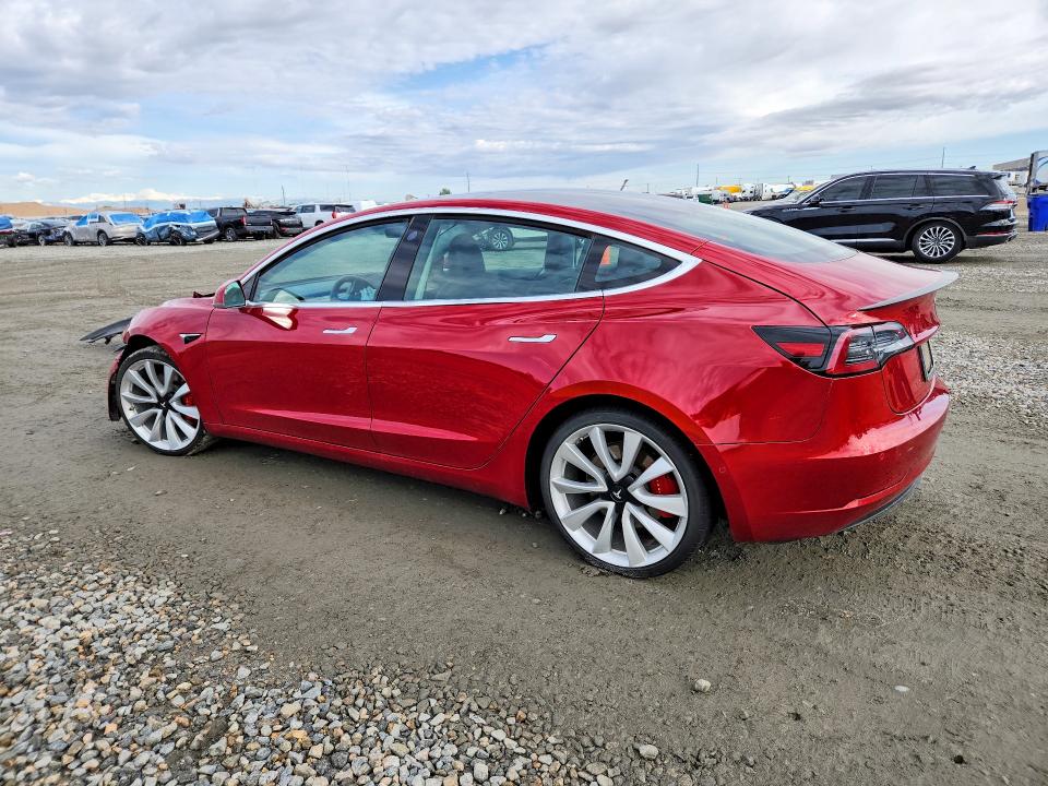 2019 Tesla VIN 5YJ3E1EB2KF392983 COPART salvage auction — FRONT END, Co - Public - Salvage Title, sold $4,150 on 2026-07-07 (photo 2)