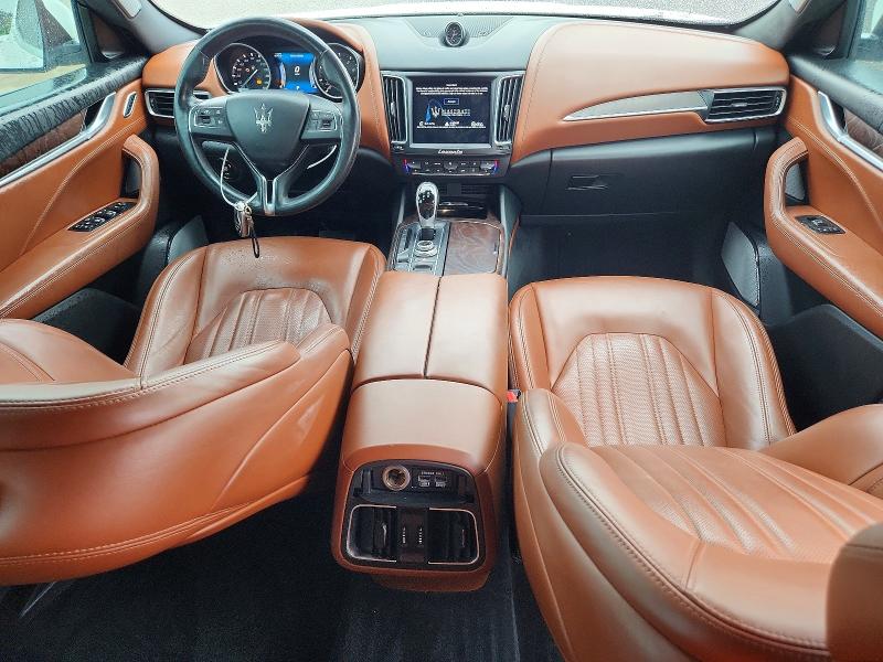 2017 Maserati Levante VIN ZN661XUL4HX211076 COPART salvage auction — Burn Engine, Salvage Title, sold $825 on 2026-07-28 (photo 8)