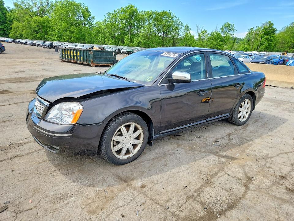 2007 Ford Five hundred VIN 1FAHP28187G108722 COPART salvage auction — FRONT END, NY - MV-907A SALVAGE CERTIFICATE, sold $350 on 2026-07-02 (photo 1)