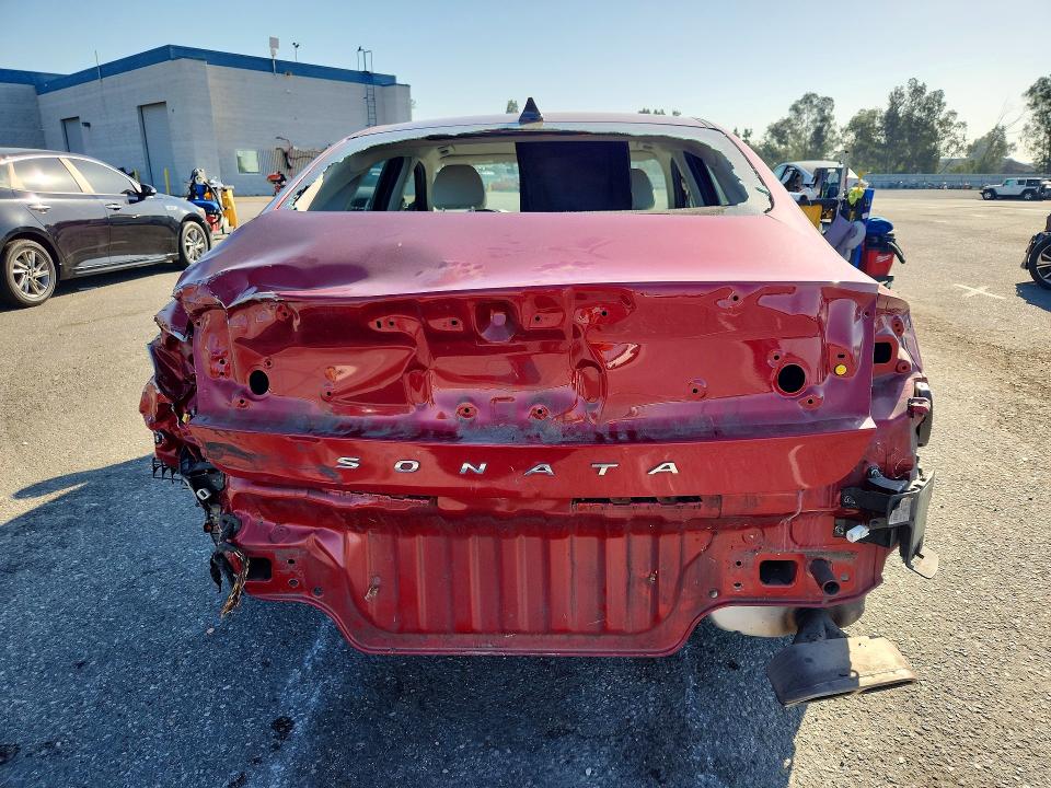2023 Hyundai Sonata VIN KMHL64JA6PA316397 COPART salvage auction — REAR END, Ca - Salvage Certificate, sold $3,150 on 2026-07-30 (photo 6)