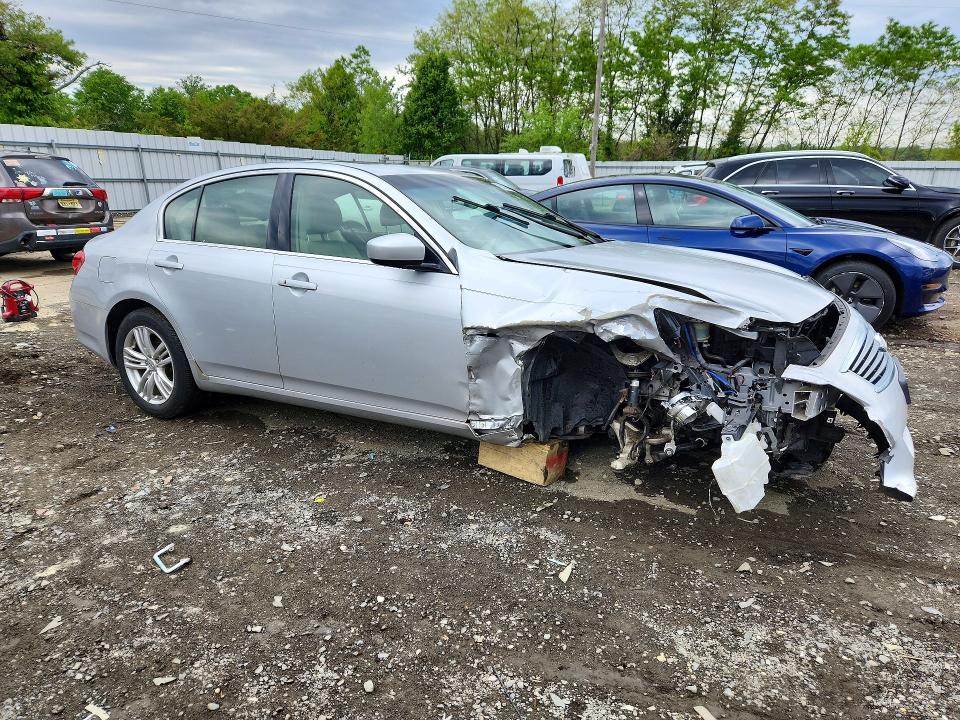 2012 Infiniti G VIN JN1CV6AR0CM975144 COPART salvage auction — FRONT END, NJ - CERT OF TITLE-SALVAGE, sold $225 on 2026-07-29 (photo 4)