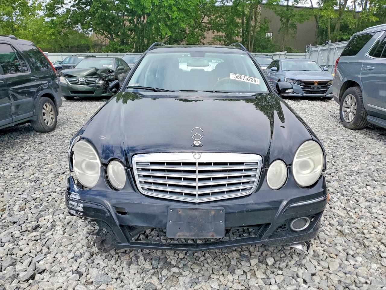 2009 Mercedes-Benz E-Class VIN WDBUH87X89B380216 COPART salvage auction — Front End, MA - CERT OF TITLE-RECONSTRCTD COLL, sold $425 on 2026-07-01 (photo 5)