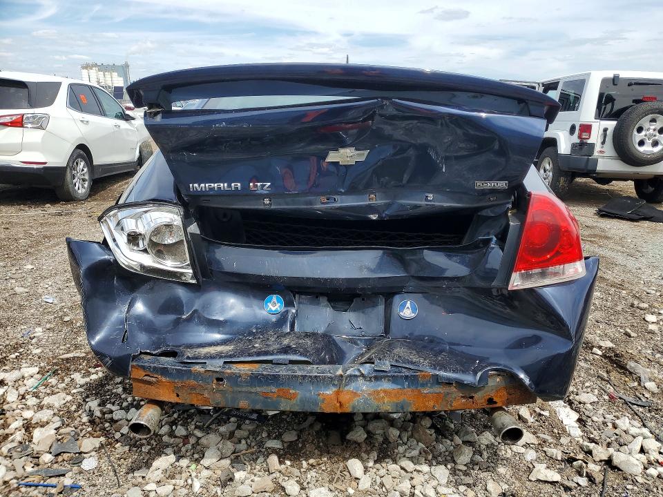 2009 Chevrolet Impala VIN 2G1WU57M091102770 COPART salvage auction — REAR END, Il - Salvage Certificate, sold $225 on 2026-07-03 (photo 6)