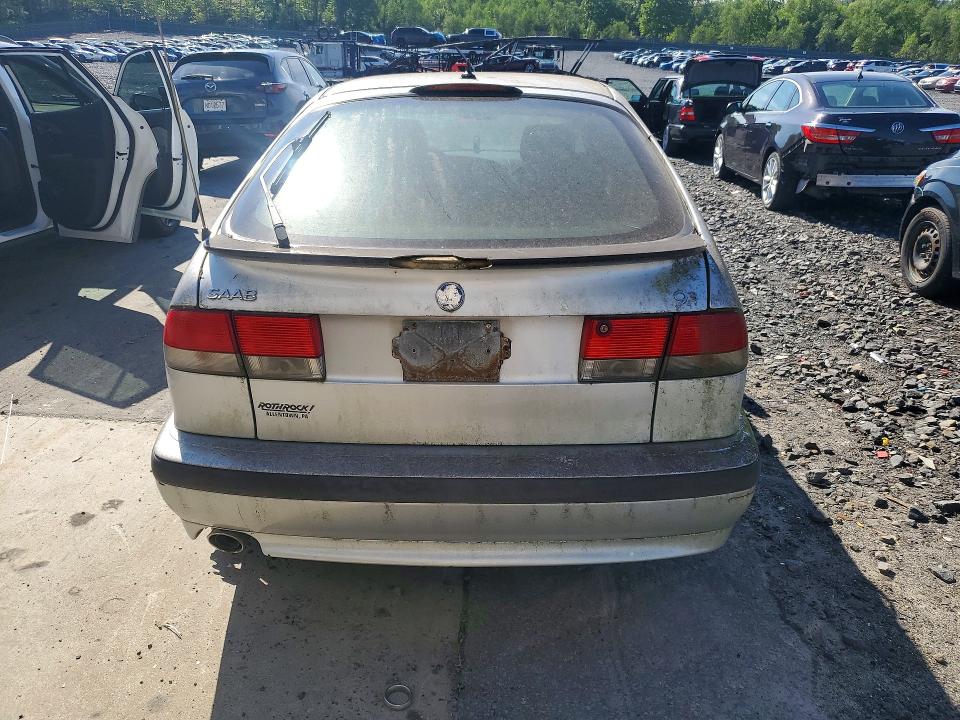 2002 Saab 9-3 VIN YS3DF58K322001193 COPART salvage auction — MECHANICAL, PA - CERT OF TITLE, sold $400 on 2026-08-19 (photo 6)