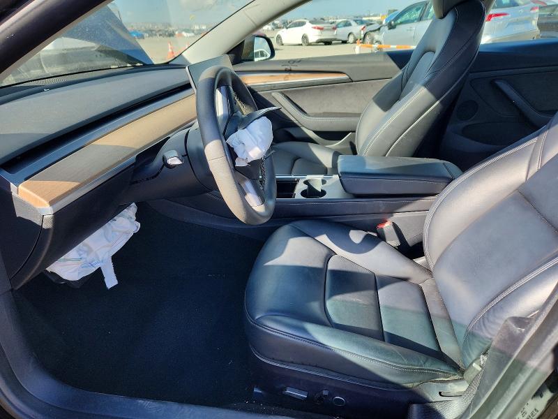 2022 Tesla Model 3 VIN 5YJ3E1EA0NF135025 COPART salvage auction — FRONT END, CA - SALVAGE CERTIFICATE, sold $7,900 on 2026-07-24 (photo 7)