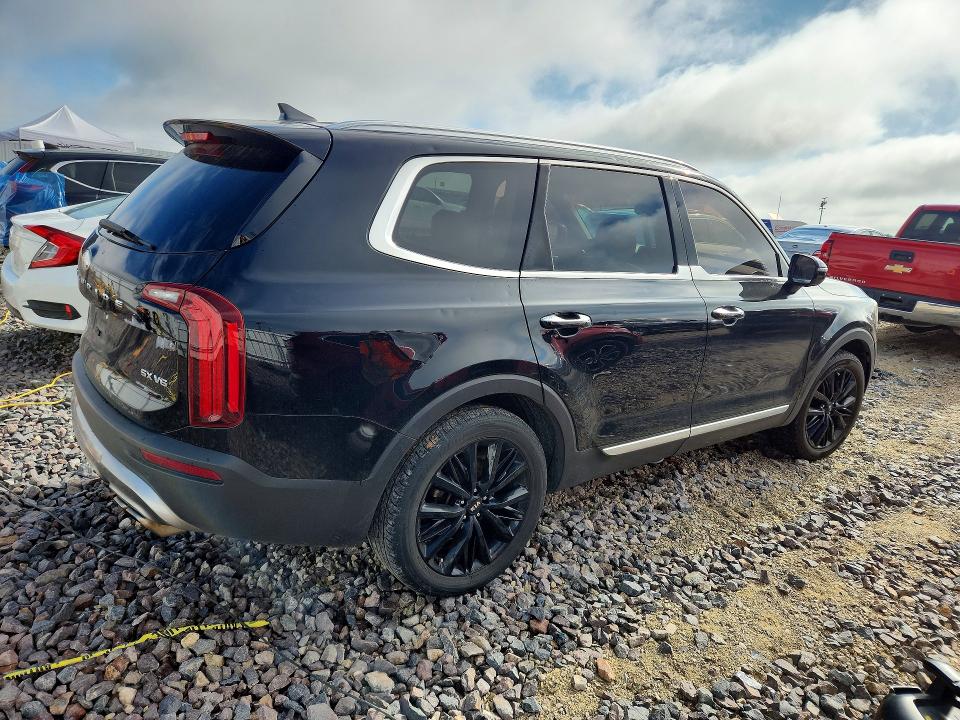 2020 Kia Telluride VIN 5XYP54HC7LG044341 COPART salvage auction — HAIL, Mo - Salvage Certificate Of Title, sold $5,300 on 2026-07-06 (photo 3)