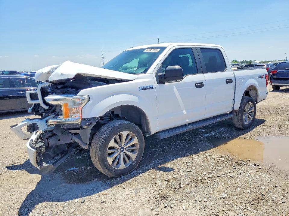 2018 Ford VIN 1FTEW1CPXJKC45123 COPART salvage auction — FRONT END, Tx - Salvage Vehicle Title, sold $4,250 on 2026-07-09 (photo 1)