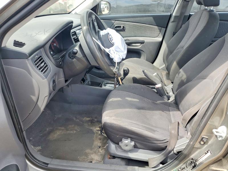 2011 Kia Rio VIN KNADH4A39B6868537 COPART salvage auction — FRONT END, Il - Salvage Certificate, sold $325 on 2026-07-21 (photo 7)