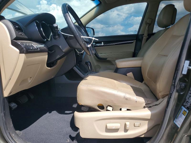 2012 Kia Sorento VIN 5XYKU4A65CG253000 COPART salvage auction — FRONT END, Tn - Salvage Certificate, sold $1,350 on 2026-07-27 (photo 7)