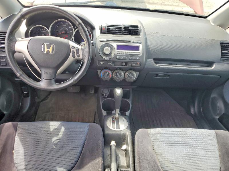 2008 Honda Fit VIN JHMGD38668S062143 COPART salvage auction — REAR END, Or - Salvage Title Certificate, sold $1,450 on 2026-07-06 (photo 8)